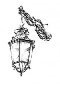 Ozdobná pouliční lampa