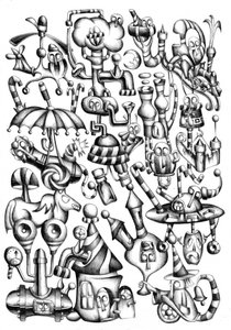 Fantastická surrealistická stvoření od Kulik