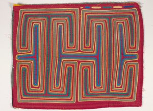 Shirt Panel (mola), cca 1950 (aplikovaná bavlna)