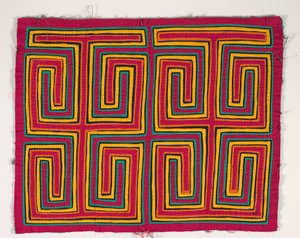 Shirt Panel (mola), cca 1950 (aplikovaná bavlna)