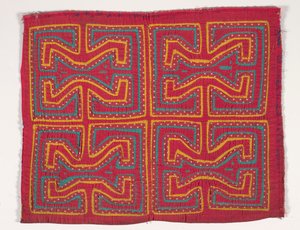 Shirt Panel (mola), cca 1950 (aplikovaná bavlna)