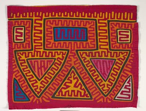 Shirt Panel (mola), cca 1950 (aplikovaná bavlna)