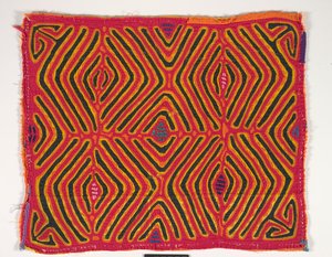 Shirt Panel (mola), cca 1950 (aplikovaná bavlna)
