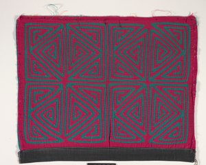 Shirt Panel (mola), cca 1950 (aplikovaná bavlna)