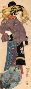 A Standing Bijin, asi 1820