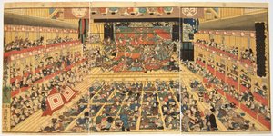 Odori Keiyo Edoe no Sakae: Tea t Reinterio rwith Na chvíli Performanse, 1858
