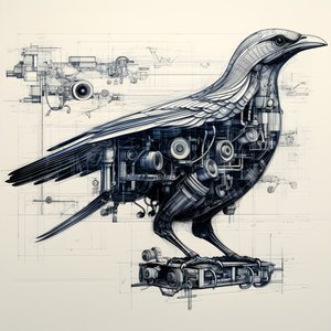 Steam mechanické ptačí plány z Da Vinci 4