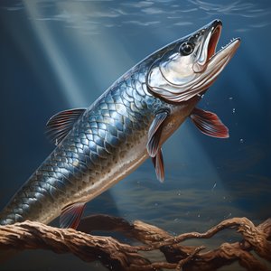Snoek, druh ryby, byl chycen na vlasec 4