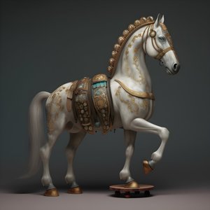 antropomorfové Pferd 3