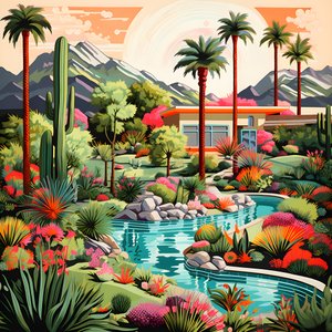 detailní ilustrace Palm Springs 4