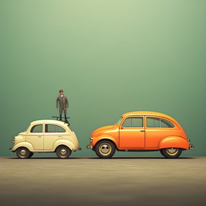 velké a malé auto 2