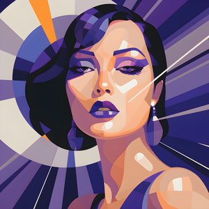 ilustrace zobrazující krásnou ženu zepředu 3