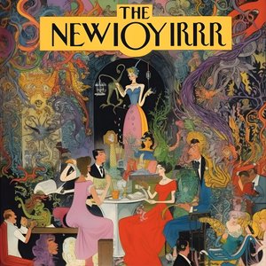 barevný newyorský obal vintage kreslený roubík 3