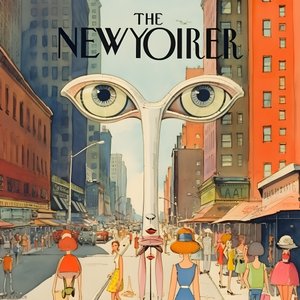 barevný newyorský obal vintage kreslený roubík 4