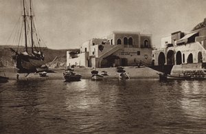 Itálie: S Angelo, Ischia (černobílá fotografie) od Kurt Hielscher
