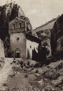 Itálie: Val di Rajale, Abruzzi (černobílá fotografie) od Kurt Hielscher