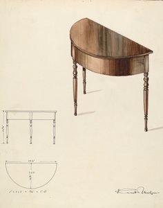 Bishop Hill: Table, 1936.