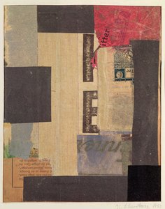 Koláž, 1923 od Kurt Schwitters