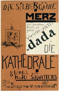 Obálka "Die Kathedrale" od Kurta Schwitterse, vydaná kolem roku 1920 od Kurt Schwitters