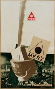 REKLAMNÍ CENTRUM MERZ od Kurt Schwitters