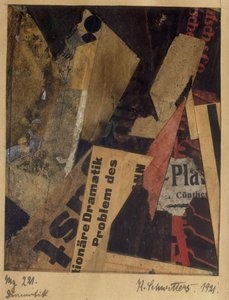 Merz 221, 1921. od Kurt Schwitters