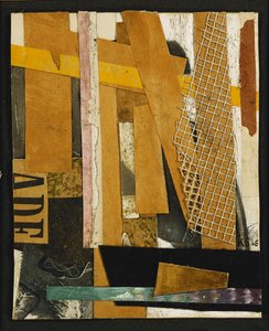 Merzův obrázek; Merzbild, 1945 od Kurt Schwitters