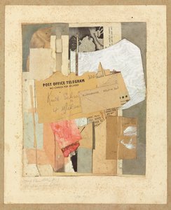 Bez poplatku za doručení, 1947 od Kurt Schwitters