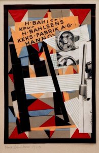 Bez názvu (H.Bahlsenova továrna na sušenky A.G.) od Kurt Schwitters