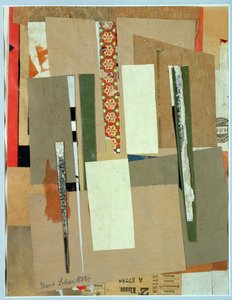 Železnice 2. třídy, 1923 od Kurt Schwitters