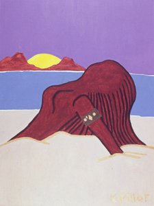 Plážová krása, 2005 (akryl na plátně)