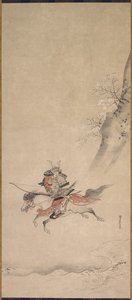 Samuraj na koni od Kusumi Morikage