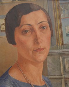 Portrét Salomey Nikolajevny Andronikové 1888-1982. od Kuzma Sergeevich Petrov Vodkin