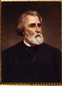 ""Portrét Ivana Sergejeviče Tourguenieva (Turgenev od Kyrill Antonovitch Gorbunov