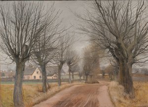 Silnice poblíž Vinderød, Zéland od Laurits Andersen Ring