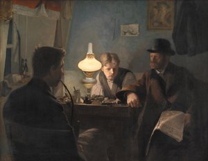 Návštěva ševcovské dílny od Laurits Andersen Ring