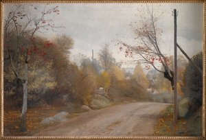 Cesta v Mogenstrup, Zéland. Podzim od Laurits Andersen Ring