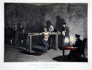 „Třetí stupeň mučení inkvizice“, 1813. od LC Stadler
