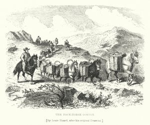 The Pack-Horse Convoy (rytina)