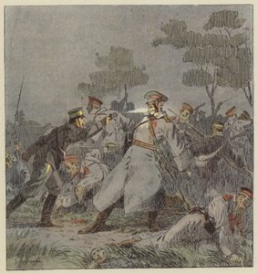 Noční boj v Mo-Tien-Lingu od L. Malespine