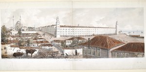 Pohled na kasárenskou nemocnici ve Scutari, 1857 od Lady Alicia Blackwood