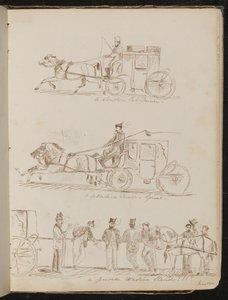 Studie „londýnského taxikáře“, „řidiče Cittadine – Janov“ a „janovského stánku Cittadine“, ze dne „26. června 2061“ od Lady Butler