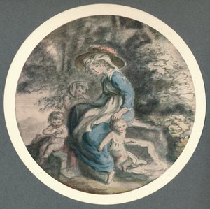 "Lady Herbert a její děti", 1903 od Lady Diana Spencer