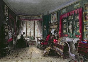Náš obývací pokoj v Londýně, 1849 od Lady Honoria Cadogan