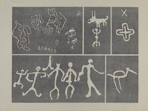 Petroglyf - Zvíře