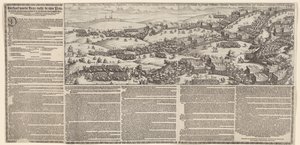 Cesta z Maurits přes Brabant do Grave, 1602 Příběh cesty Heyra, který jeho princ. vynikající. uyt jméno E.H. Staten der vereenighde Provintien has ghedaeen inden Jare 1602 (název na objektu) od Lambert Cornelisz.
