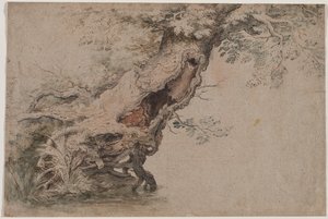 Hollow Tree, po Roelant Savery, po roce 1670.