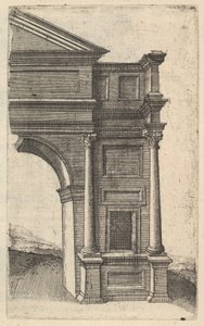 Polovina oblouku [Porta Antonae] ze série 