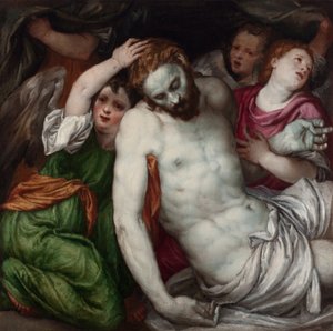 Pietà a andělé
