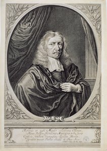 Johannes Hevelius (1611-87) 1668 od Lambert de Visscher