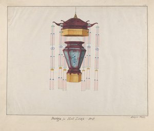 Design pro halovou lampu, ca. 1800-1810. od Lamqua